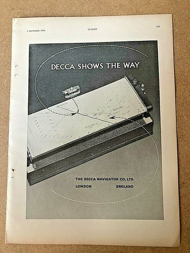 1954 aircraft advert decca - advert,
