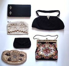 vintage 1930s-1970s purse clutch handbag prop job lot