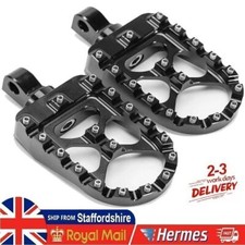 1Pair Wide Fat Foot Pegs MX Style Footpegs Fit for Harley Dyna Sportster Bobber