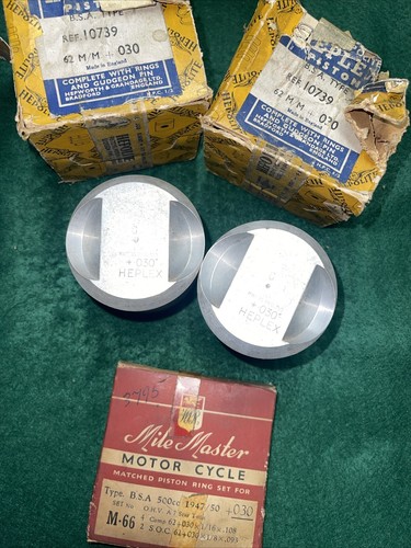 Bsa za7 030 pistons - za7, +.030”
