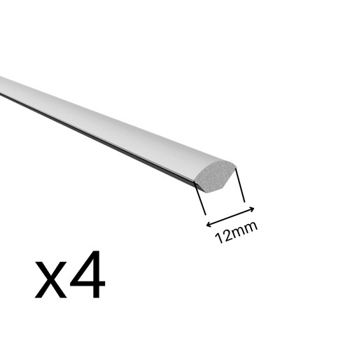 White pvc plastic quadrant - plastic,