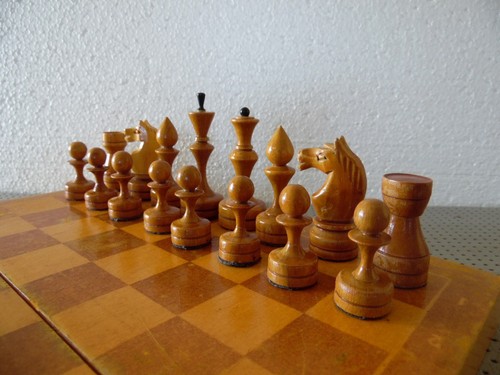 Vintage soviet russian wooden - soviet,