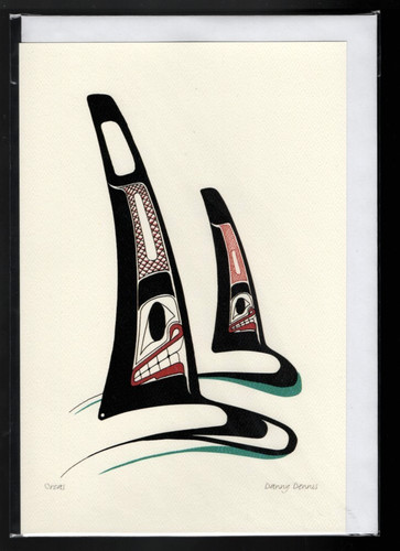 Orcas haida gitksan - orcas, by