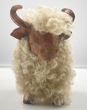 Vintage Sheep Figurine Real