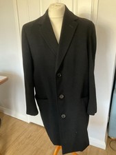 Mens Genuine Wool Crombie Overcoat