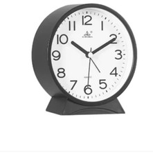 Alarm Clock Round Black