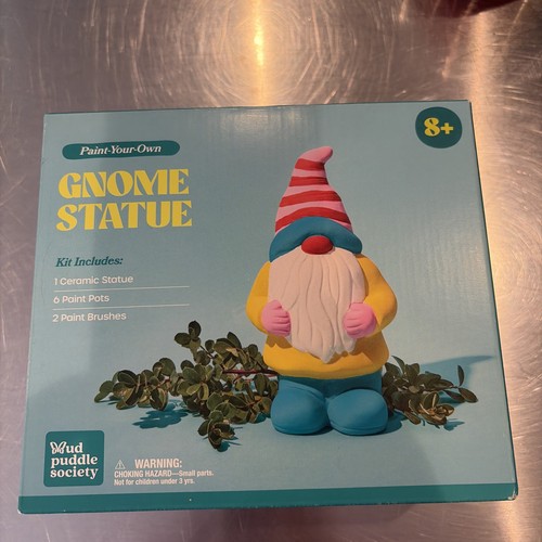 Paint your own gnome statue - paint,