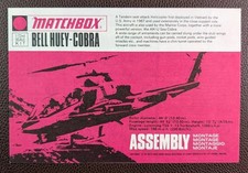 1972 Matchbox Bell Huey Cobra