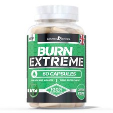 Burn Extreme High Strength Weight Loss Supplement - Caffeine-Free and Vegetarian