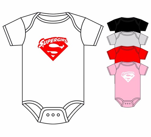 Supergirl babygrow comics - supergirl, dc