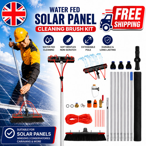 Water fed window cleaning - fed,