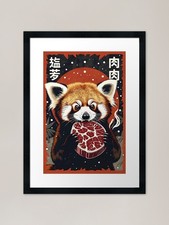 Red Panda Waygu Steak Framed