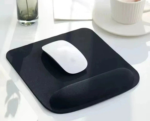 Mouse pad with wrist - pad,