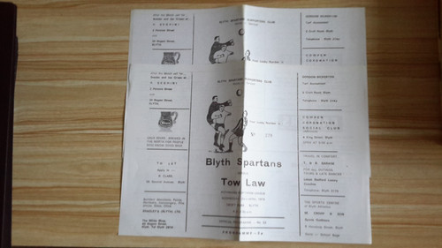 Blyth spartans programmes - blyth,