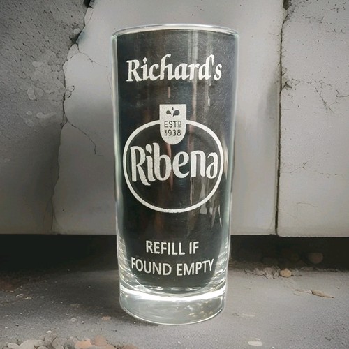 Personalised ribena glass any - personalised,
