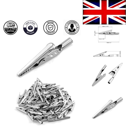 Electroplated 50mm alligator - 50mm,