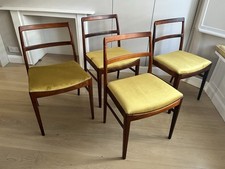 Arne Vodder Danish Mid Century Rosewood Dining Chairs 