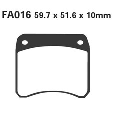 Pair Brake Pads EBC FA016 for