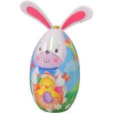 Easter Bunny Chocolate Egg Tin 70g Solid Milk Chocolate Festive Gift