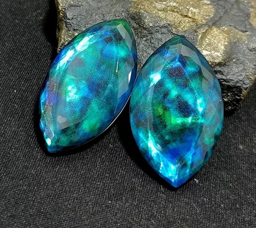Ammolite oval cut 96 98 - a+++, 96-98