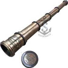 Nautical Spyglass Pirate Vintage Maritime Handheld 16” Brass Antique  Telescope