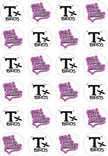 Grease birds pink ladies - grease, t