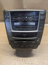 2007 LEXUS 220D RADIO STEREO CD PLAYER CLIMATE CONTROL HEAD UNIT 8612053370