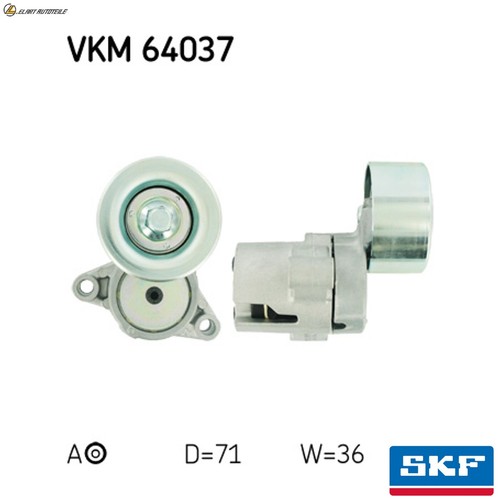 Belt tensioner ribbed - belt,