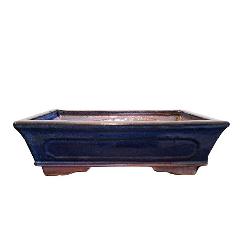 Glazed bonsai pot 245x155x75 - |,