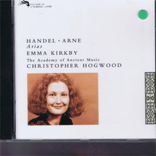 L'OISEAU LYRE GERMAN  EMMA KIRKBY - HANDEL & ARNE ARIAS