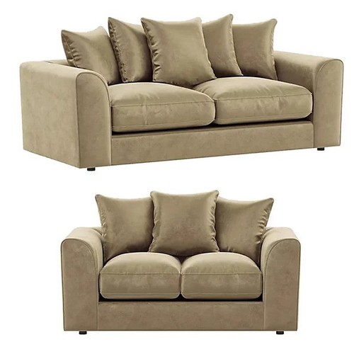 Comfy dylan velvet grey 2 - velvet, 3+2