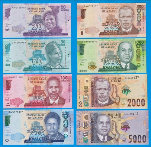 Full set malawi notes from - set,