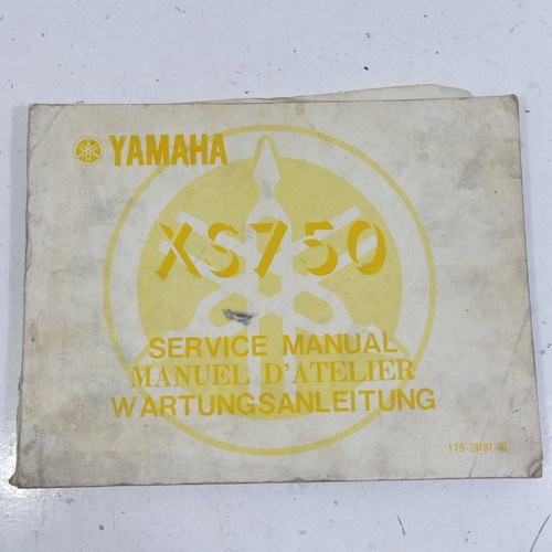 Yamaha 750 workshop manual - 750,