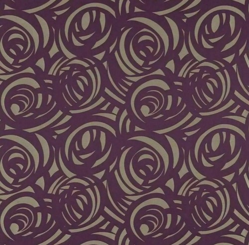 Harlequin vortex aubergine - harlequin,