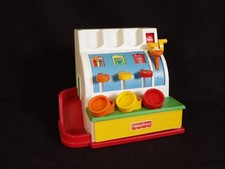 Fisher Price Cash Register, with 6 coins #926 cash register, 1994 old...