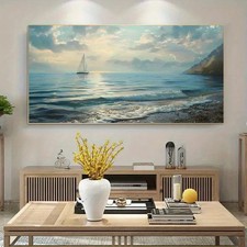 Sailboat, Calm Waves And