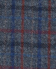 Harris Tweed Fabric Blue &