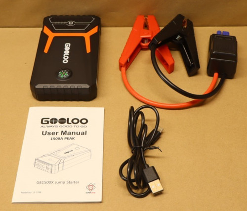 Gooloo car jump starter 1500a - gooloo,