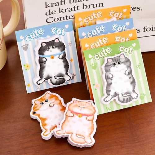 Cute cat sticky - notes,