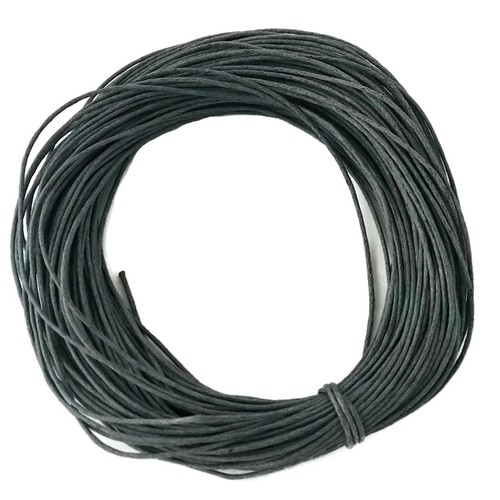 5mm wax cotton cord - wax,