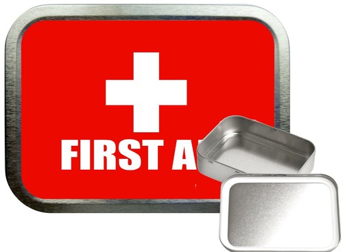 Red first aid 2oz silver - red,