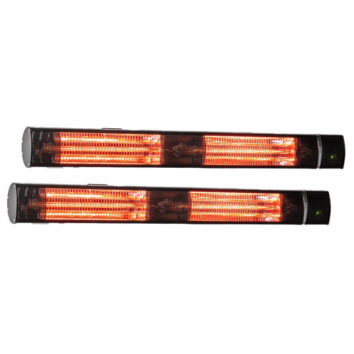 Pair wall mounted patio - mounted, heater