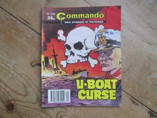 commando magazine vintage no 2458 war stories in pictures u - boat curse