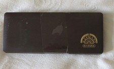 Solingen Cigar Cutter - scissor style - boxed - gold plated - H.Upman Habana