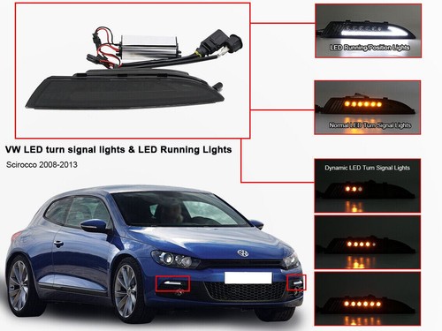 Led drl lights dynamic - drl, w/