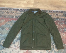 Men's John Partridge Quilted Paddock Jacket Green Small