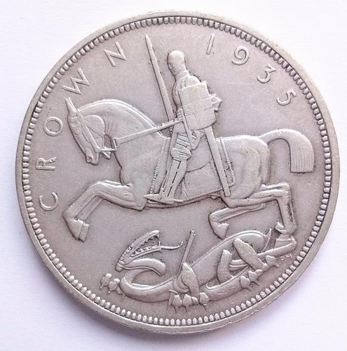 1935 crown coin - 1935,