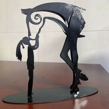 Kiss-Horse Sculpture Modern