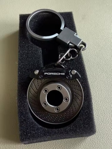 Porsche caliper keyring metal - caliper,