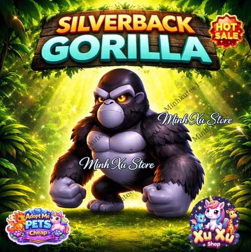 Silverback gorilla adopt - ✨,